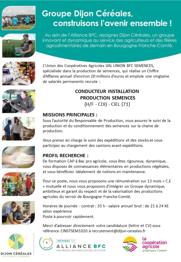 Espace Recrutement Dijon Cereales